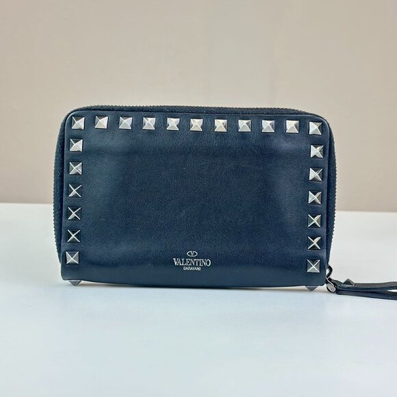 Valentino Black RockStud Wallet - Picture 1 of 6